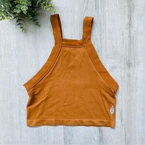 Free People Crop Top Orange/Rust Sz XS/S